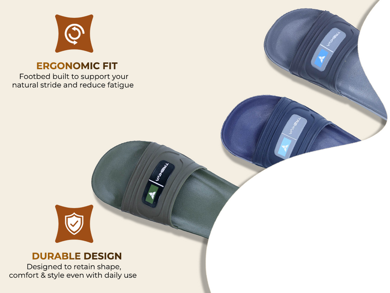 Comfort Unisex Slides With Soft & Flexible Footbed | TSG-2001 A+ Content