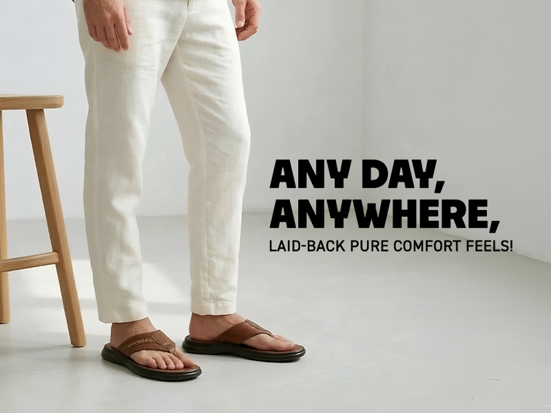 Men’s Slip-On Sandals With Arch Support | TPG-3006 A+ Content