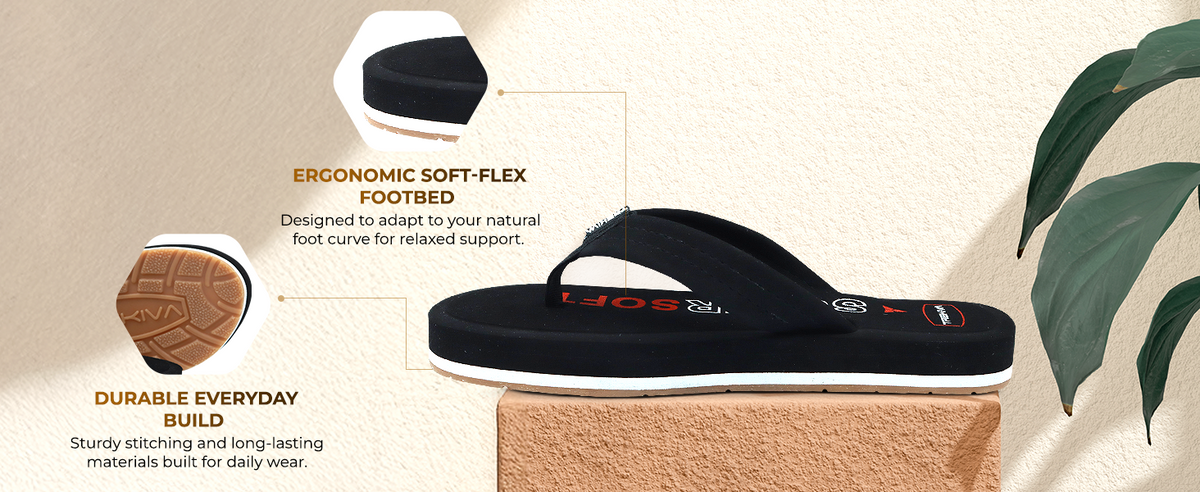 Super Soft Ortho Comfort Indoor & Outdoor Slippers | TR-T0901 A+ Content