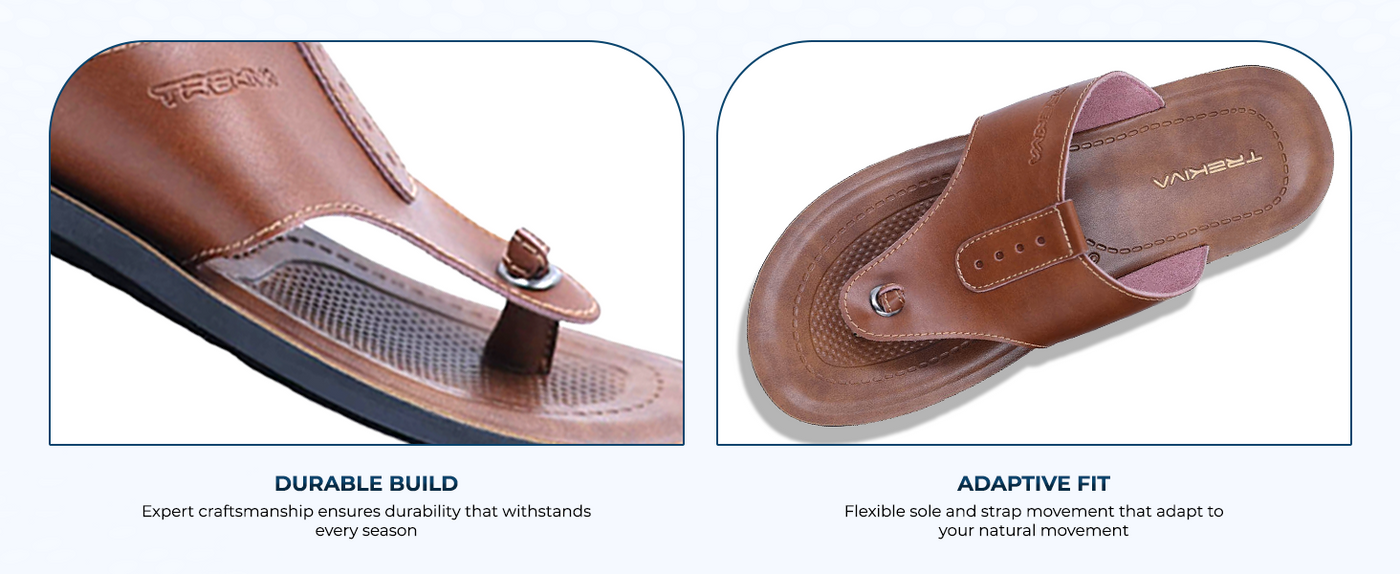 Men’s Everyday Slip-On Sandals With Arch Support & Cushioned Footbed  | TPG-3021 A+ Content