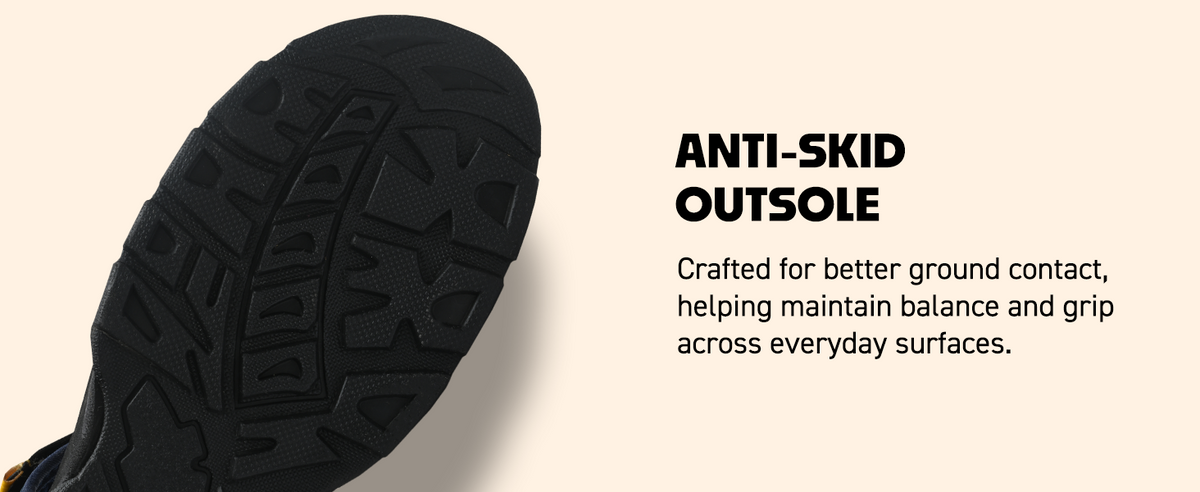 Men’s Sporty & Stylish Sandals With Velcro Straps | TSD-4003 A+ Content