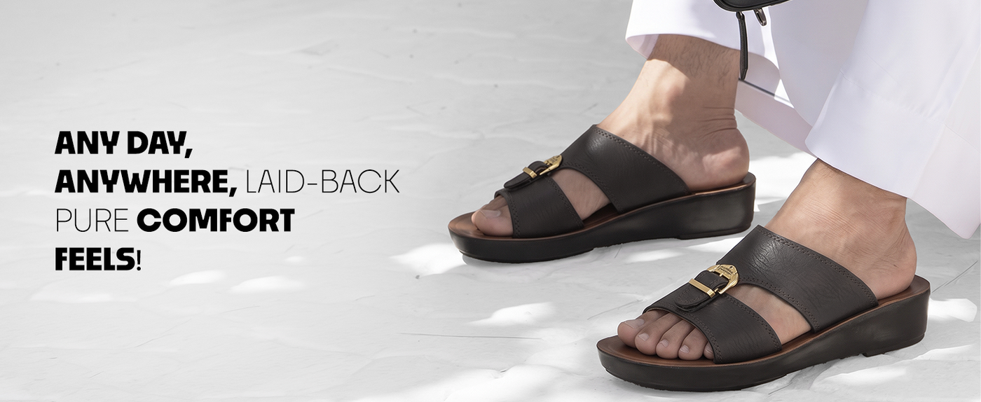 Men’s Buckle Top Open-Toe Slip-On Sandals | TPG-3039 A+ Content