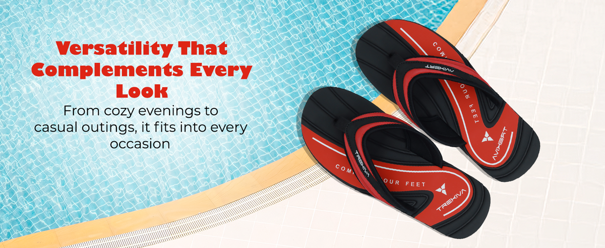 Men's Ortho Comfort Slippers With Cushioned Footbed  | TR-T0301 A+ Content