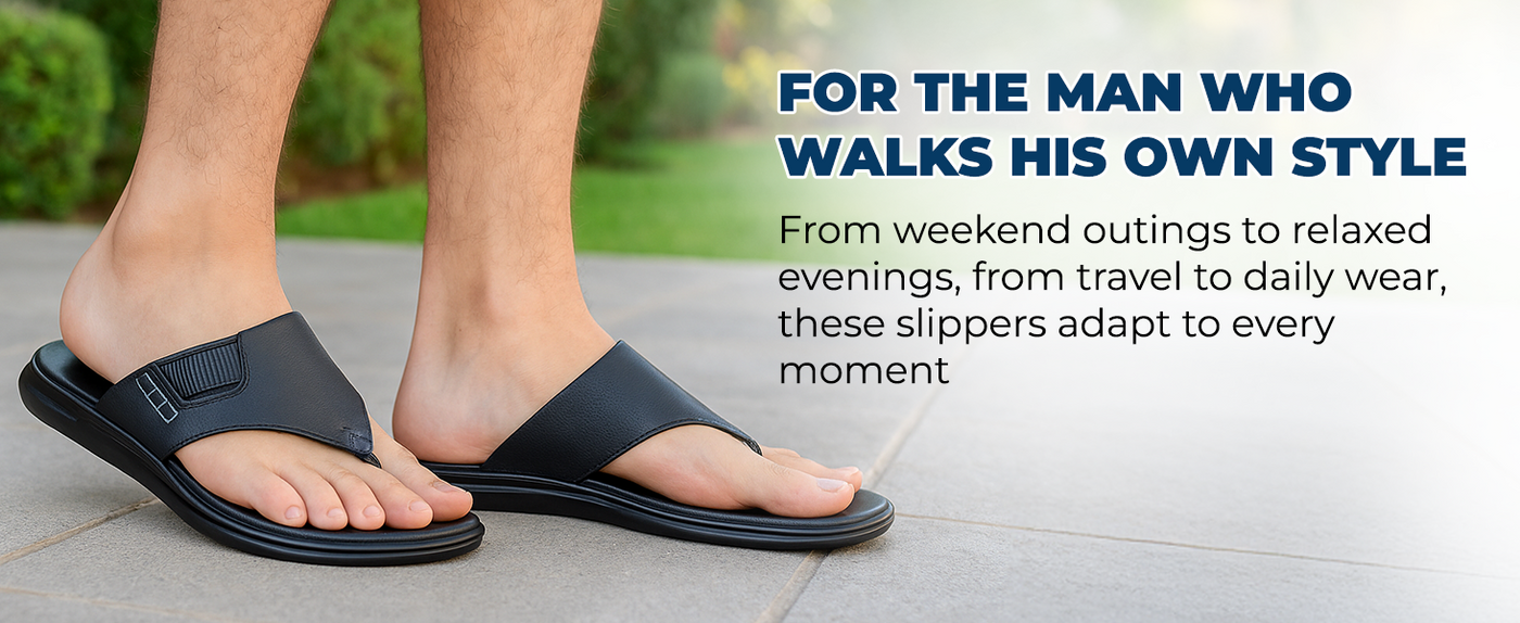 Men’s Slip-On Sandals With Arch Support | TPG-3003 A+ Content