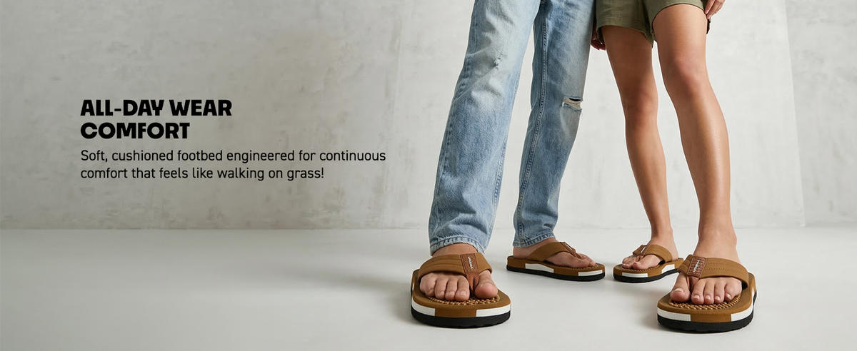 Ortho Flip Flops With Accupressure Points  | TFG-1051 A+ Content