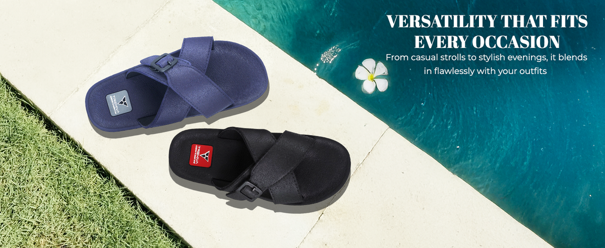 Adjustable Flip-Flops With Criss Cross Straps | TFG-1058 A+ Content