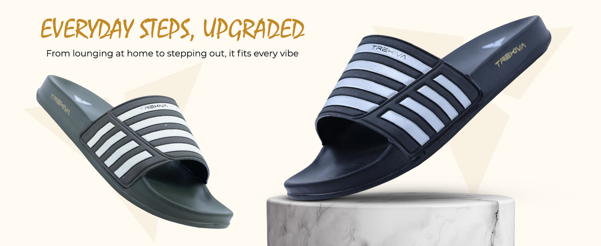 Comfort Unisex Slides With Soft & Flexible Footbed | TSG-2002 A+ Content