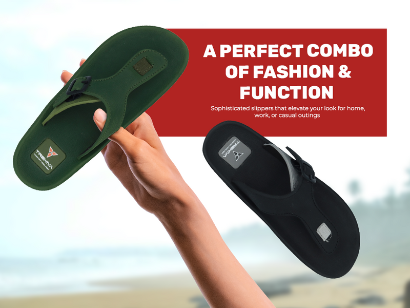 Everyday Slippers With Adjustable Buckle Closure | TR-T0101 A+ Content