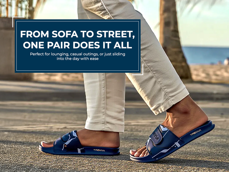 Comfort Unisex Slides With Soft & Flexible Footbed | TSG-2006 A+ Content