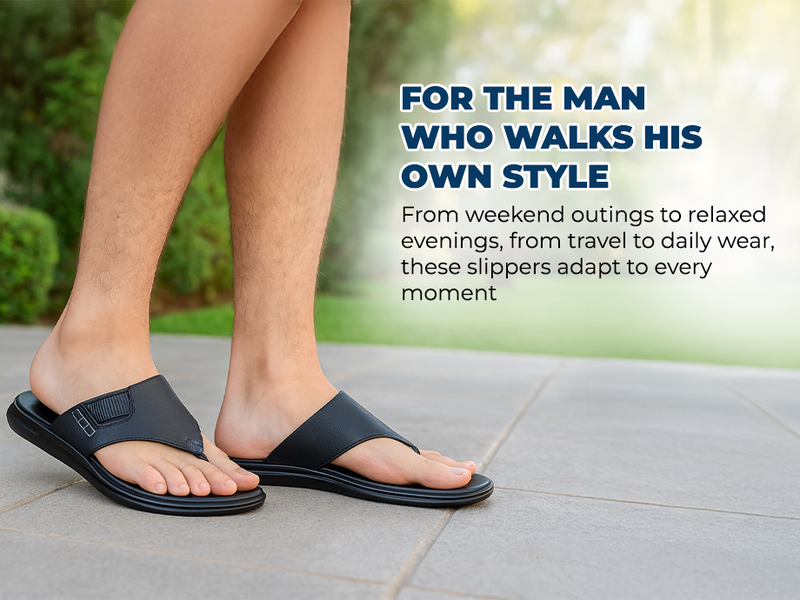 Men’s Slip-On Sandals With Arch Support | TPG-3003 A+ Content