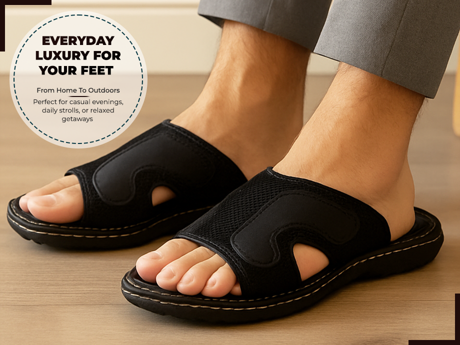 Men’s Breathable Mesh Top Slip-On Sandals | TPG-3048 A+ Content
