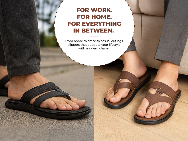 Men’s Slip-On Sandals With Arch Support | TPG-3001 A+ Content