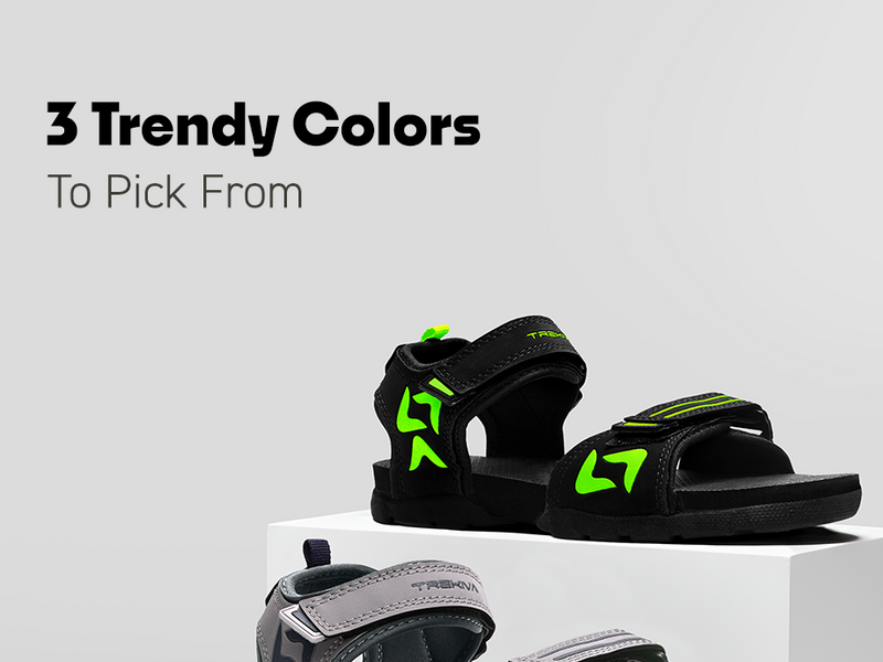 Men’s Sporty & Stylish Sandals With Velcro Straps | TSD-4002 A+ Content