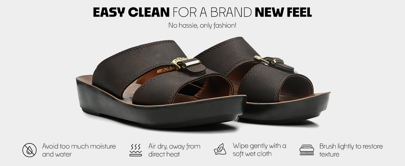 Men’s Buckle Top Open-Toe Slip-On Sandals | TPG-3039 A+ Content