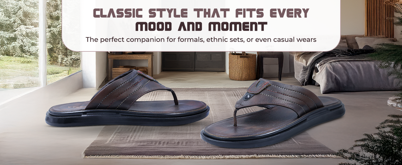 Slip-On Sandals For Men With Arch Support | TPG-3004 A+ Content