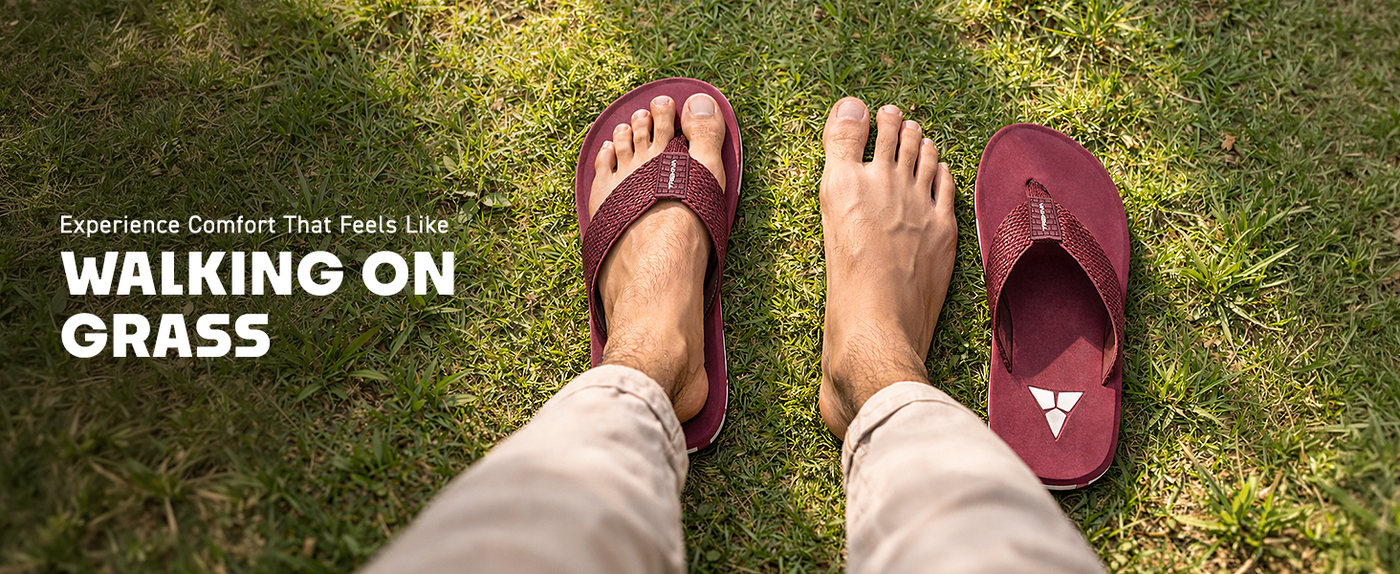 Super Soft Flip-Flops With Cushioned Footbed  | TFG-1032 A+ Content