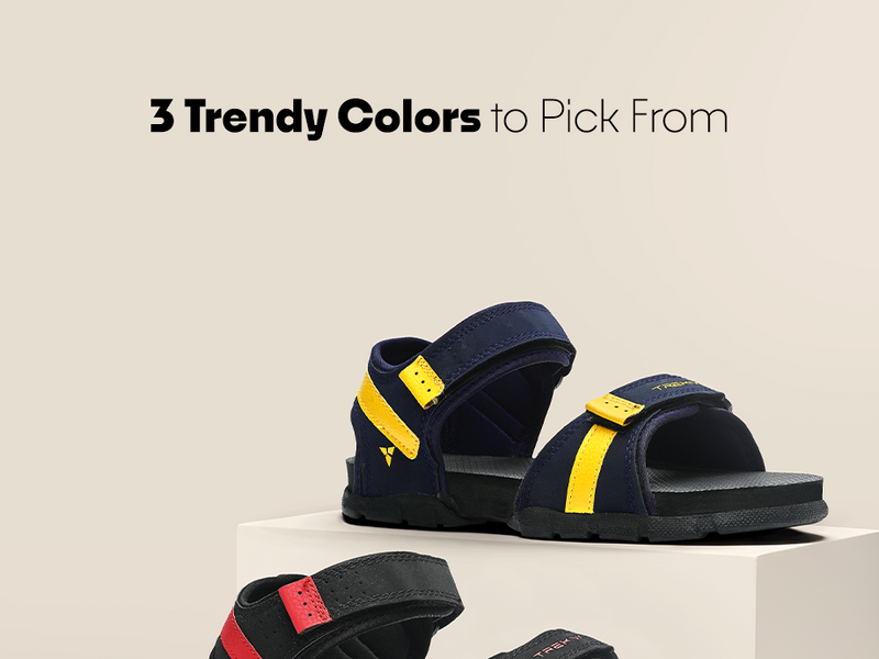 Men’s Sporty & Stylish Sandals With Velcro Straps | TSD-4003 A+ Content