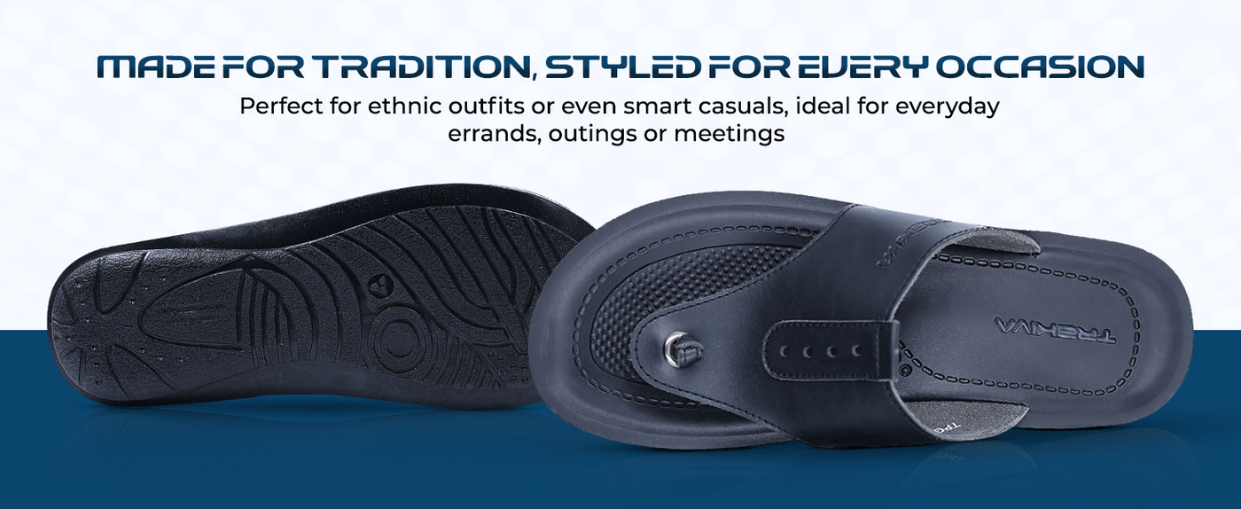 Men’s Everyday Slip-On Sandals With Arch Support & Cushioned Footbed  | TPG-3021 A+ Content