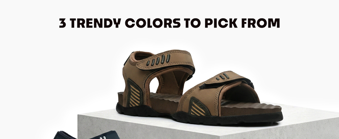Men’s Sporty & Stylish Sandals With Velcro Straps | TSD-4001 A+ Content