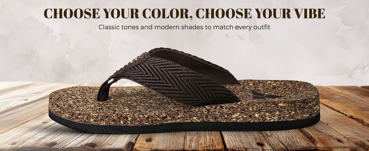 Everyday Slipper With Cork-Like Footbed | TFG-1054 A+ Content