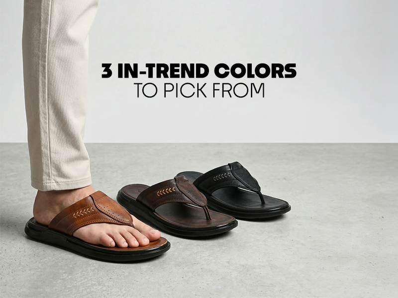 Men’s Slip-On Sandals With Arch Support | TPG-3006 A+ Content