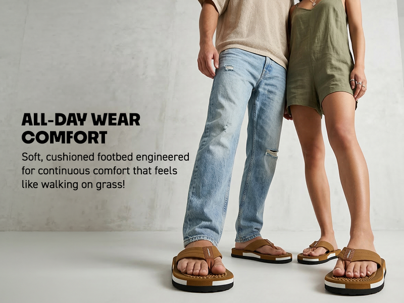 Ortho Flip Flops With Accupressure Points  | TFG-1051 A+ Content