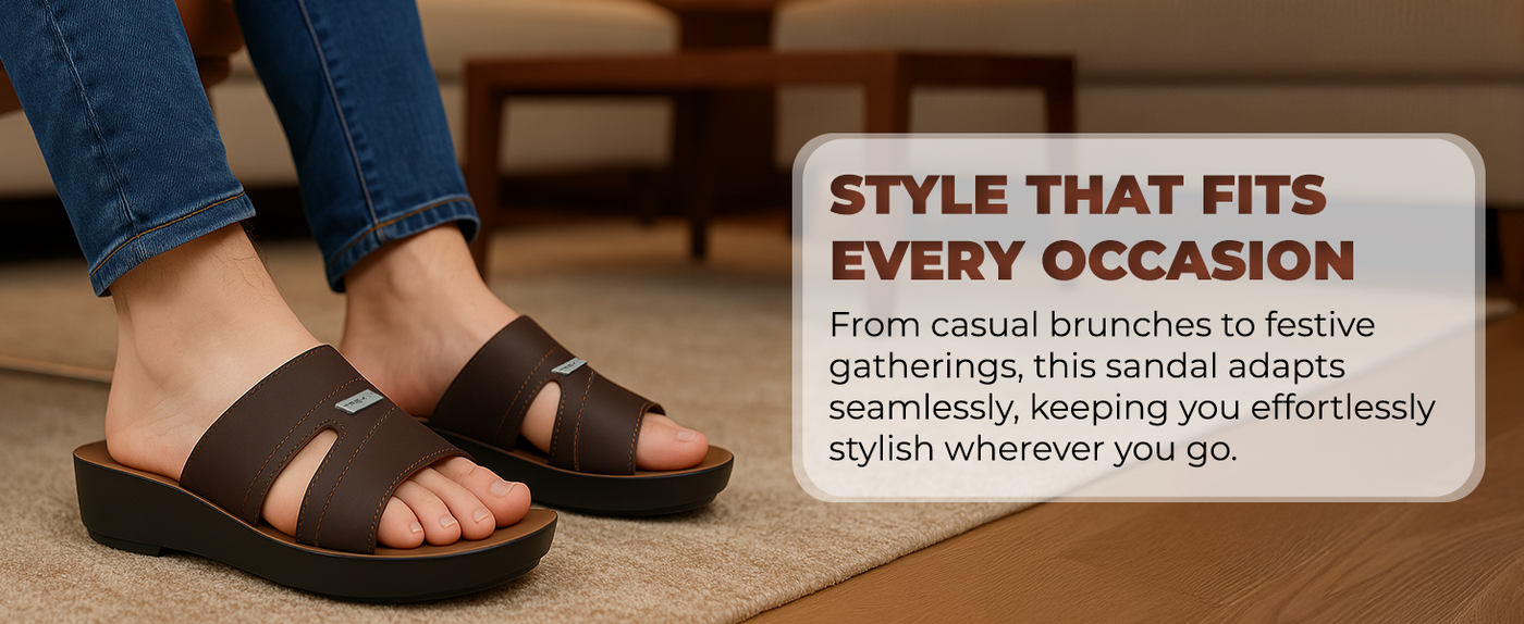 Men’s Everyday Slip-On Sandals With Arch Support | TPG-3038 A+ Content