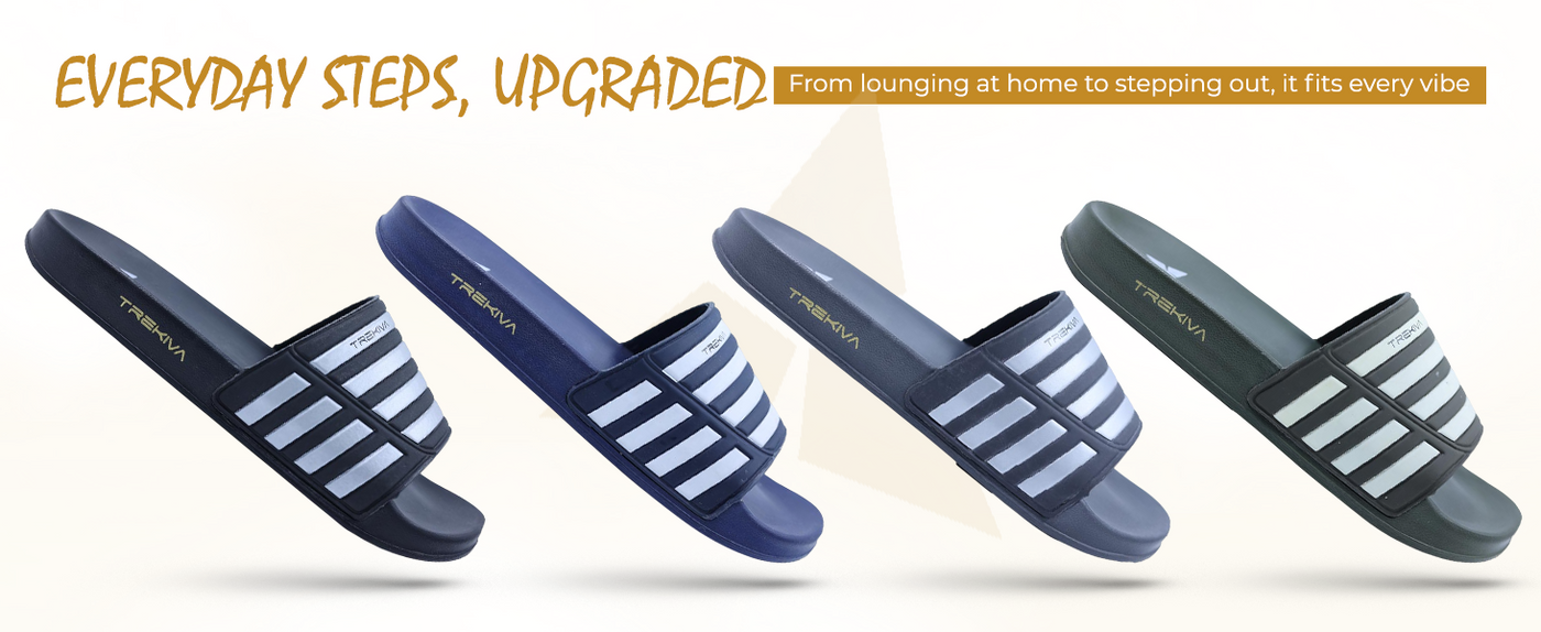 Comfort Unisex Slides With Soft & Flexible Footbed | TSG-2002 A+ Content