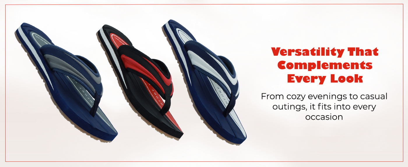 Men's Ortho Comfort Slippers With Cushioned Footbed  | TR-T0301 A+ Content