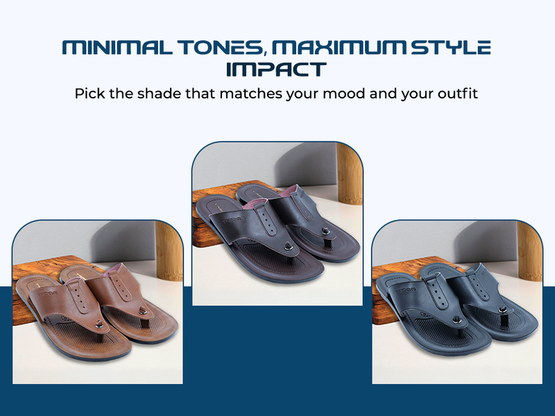 Men’s Everyday Slip-On Sandals With Arch Support & Cushioned Footbed  | TPG-3021 A+ Content