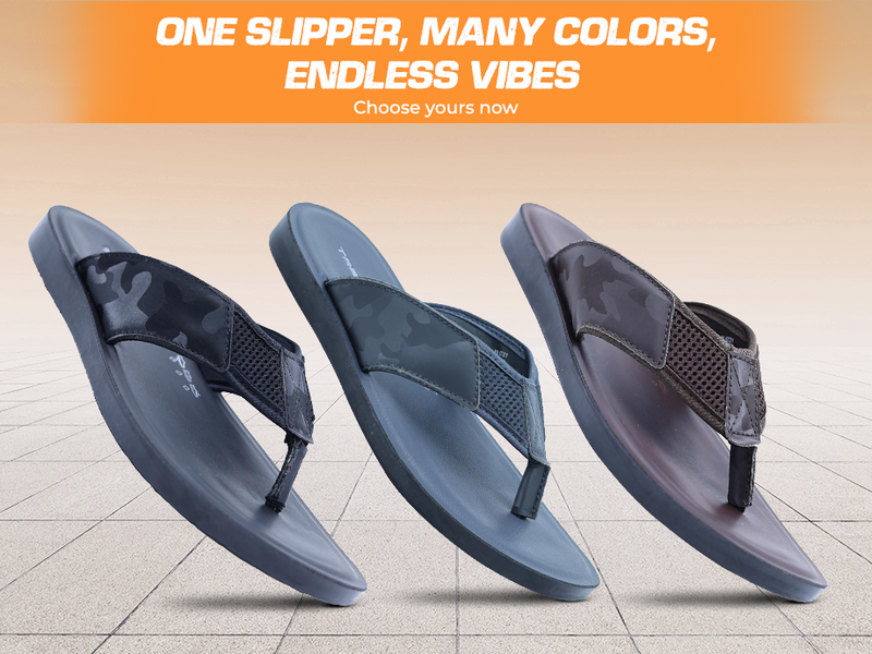 Classic Everyday Slippers With Arch Support | TPG-3026 A+ Content