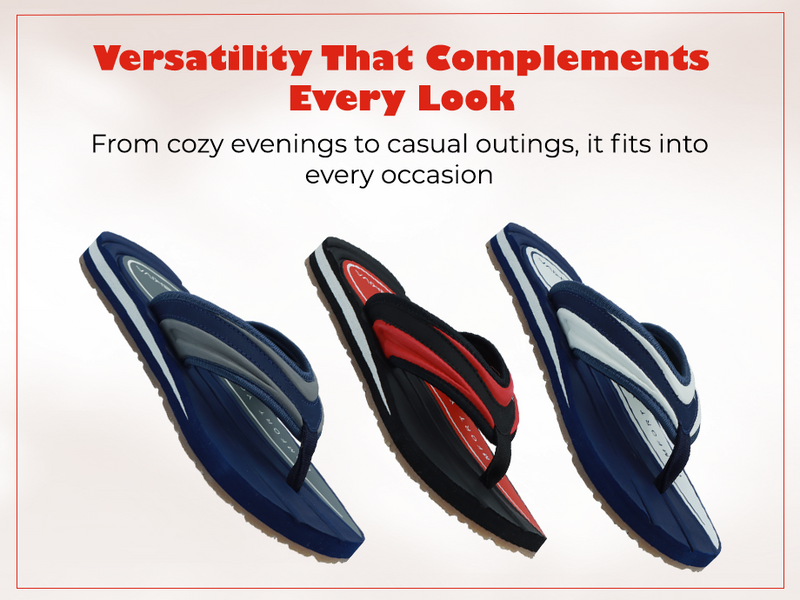 Men's Ortho Comfort Slippers With Cushioned Footbed  | TR-T0301 A+ Content
