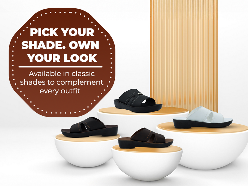 Men’s Everyday Slip-On Sandals With Arch Support | TPG-3038 A+ Content