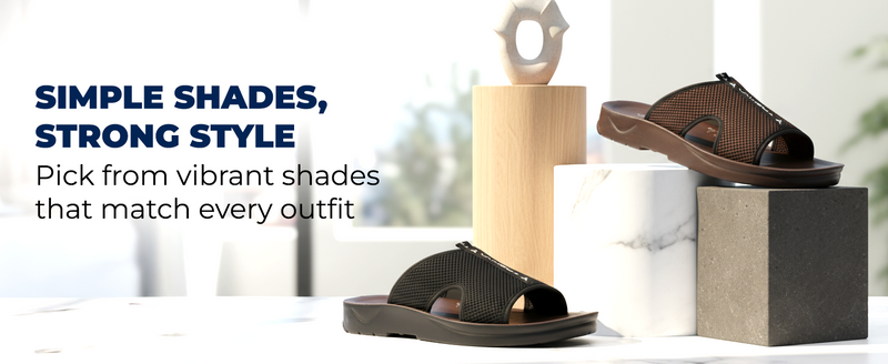 Men’s Breathable Mesh Top Slip-On Sandals | TPG-3046 A+ Content