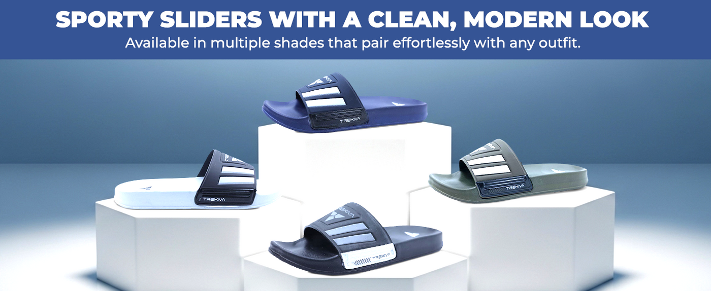Comfort Unisex Slides With Soft & Flexible Footbed | TSG-2004 A+ Content