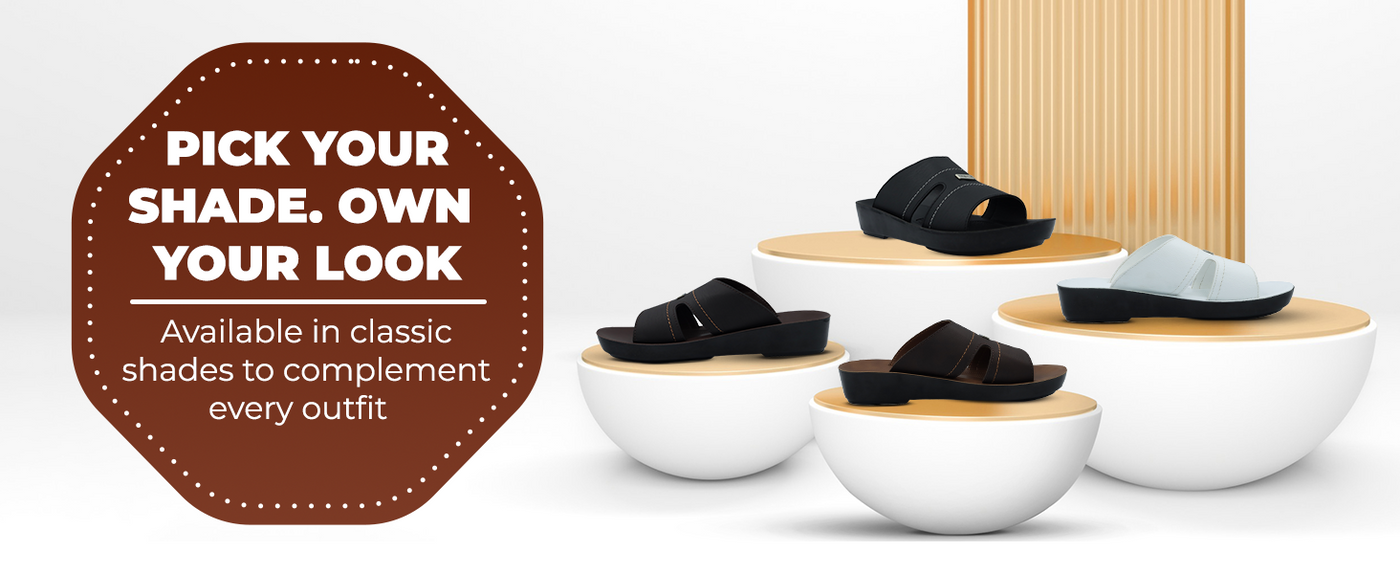 Men’s Everyday Slip-On Sandals With Arch Support | TPG-3038 A+ Content