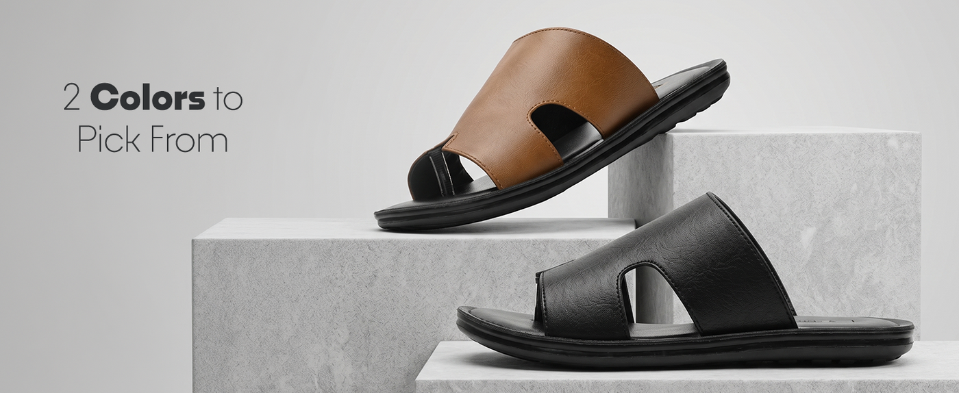 Men’s Slip-On Sandals With Arch Support | TPG-3074 A+ Content