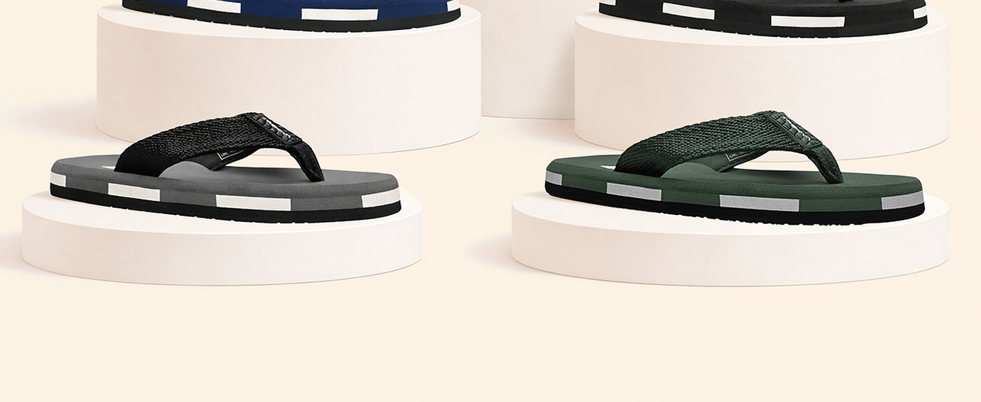 Super Soft Flip-Flops With Cushioned Footbed  | TFG-1032 A+ Content