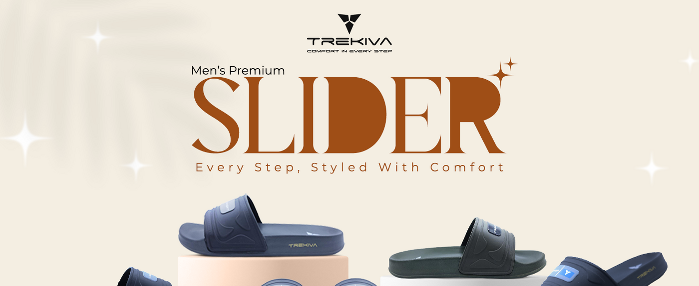 Comfort Unisex Slides With Soft & Flexible Footbed | TSG-2001 A+ Content