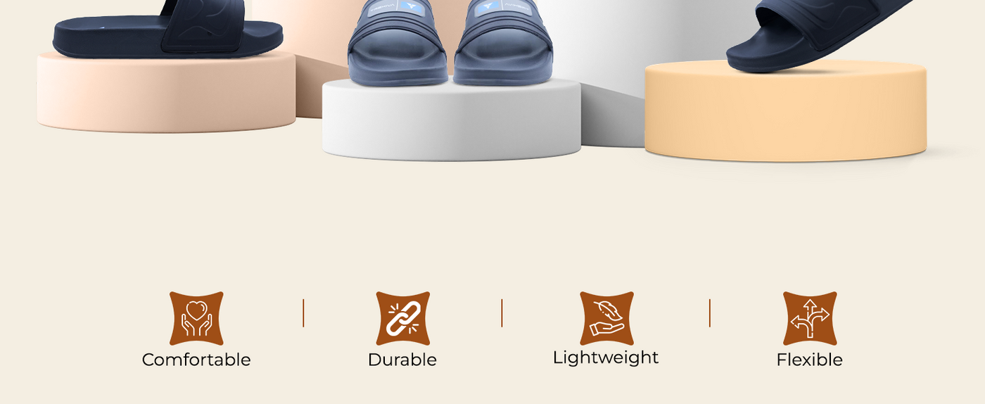 Comfort Unisex Slides With Soft & Flexible Footbed | TSG-2001 A+ Content