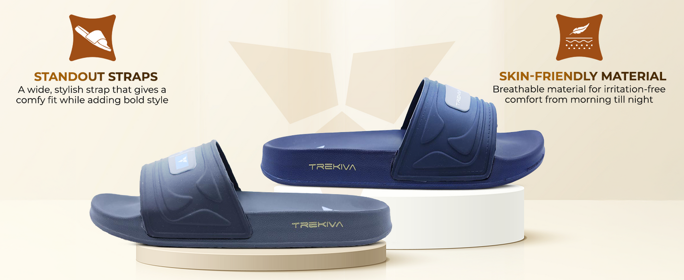 Comfort Unisex Slides With Soft & Flexible Footbed | TSG-2001 A+ Content