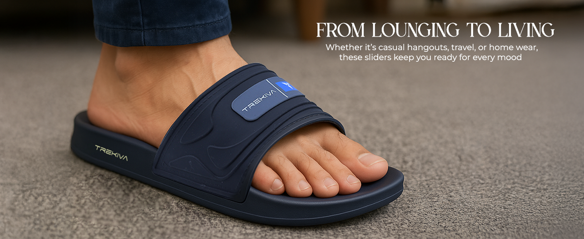 Comfort Unisex Slides With Soft & Flexible Footbed | TSG-2001 A+ Content