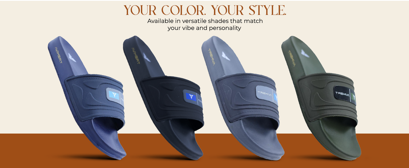 Comfort Unisex Slides With Soft & Flexible Footbed | TSG-2001 A+ Content