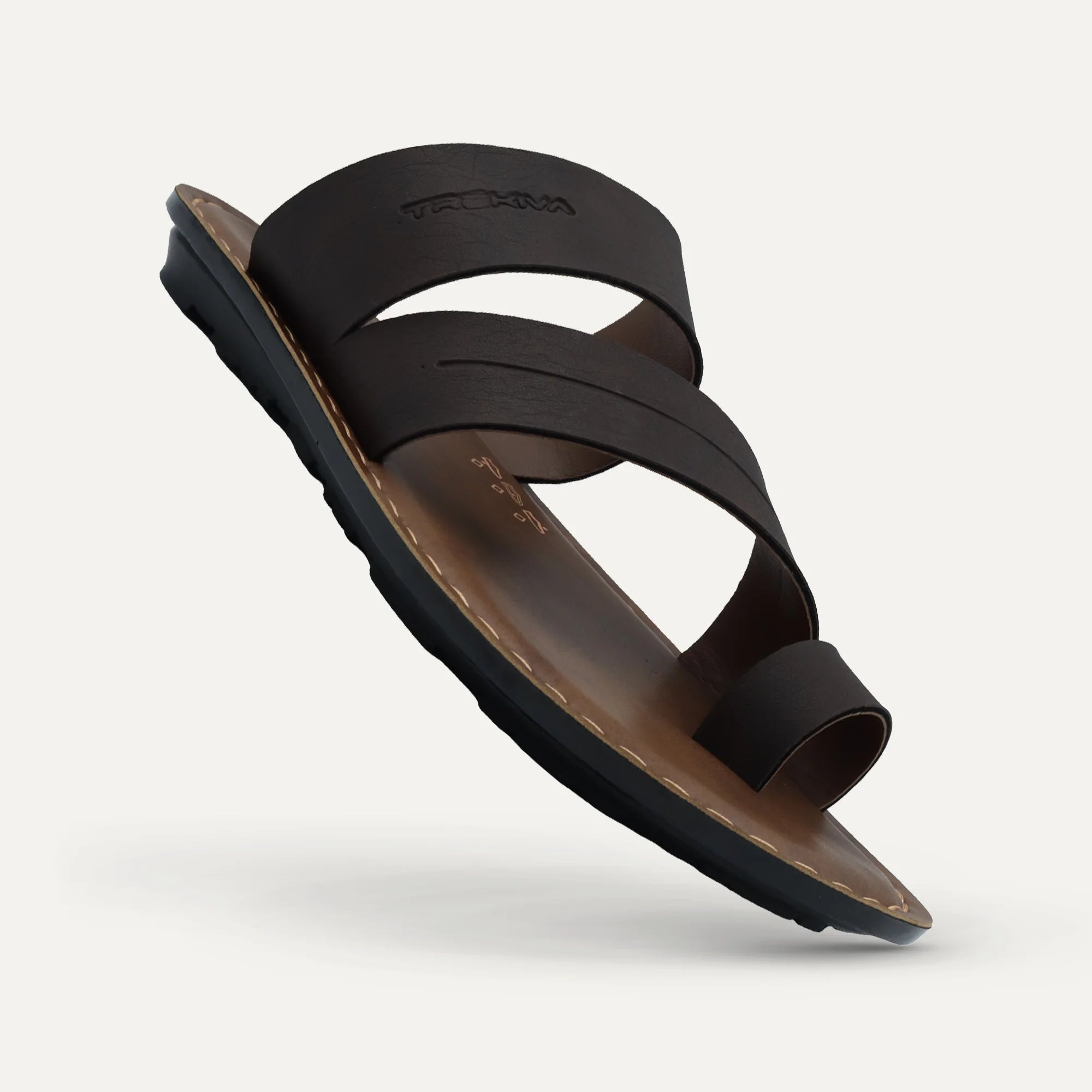 Men’s Open-Toe Slip-On Sandals With Cross Straps | TPG-3050